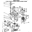 Kenmore 11072423820 drive parts diagram