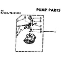 Kenmore 11072423820 pump parts diagram