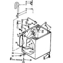 Kenmore 11072423820 cabinet parts diagram