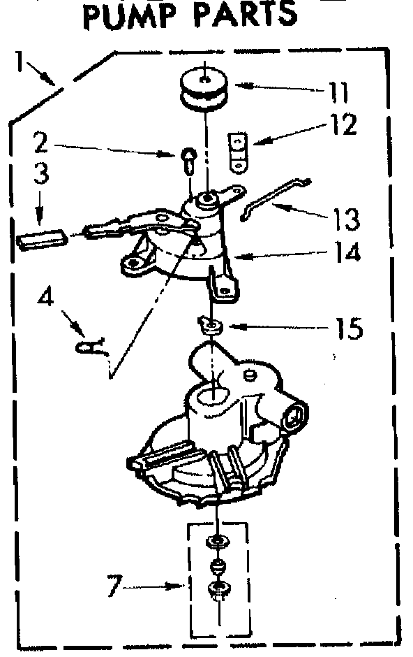 Kenmore 11072425100 pump parts diagram