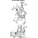 Kenmore 11072430100 tub and basket assembly diagram