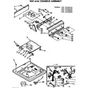 Kenmore 11072430100 top and console assembly diagram