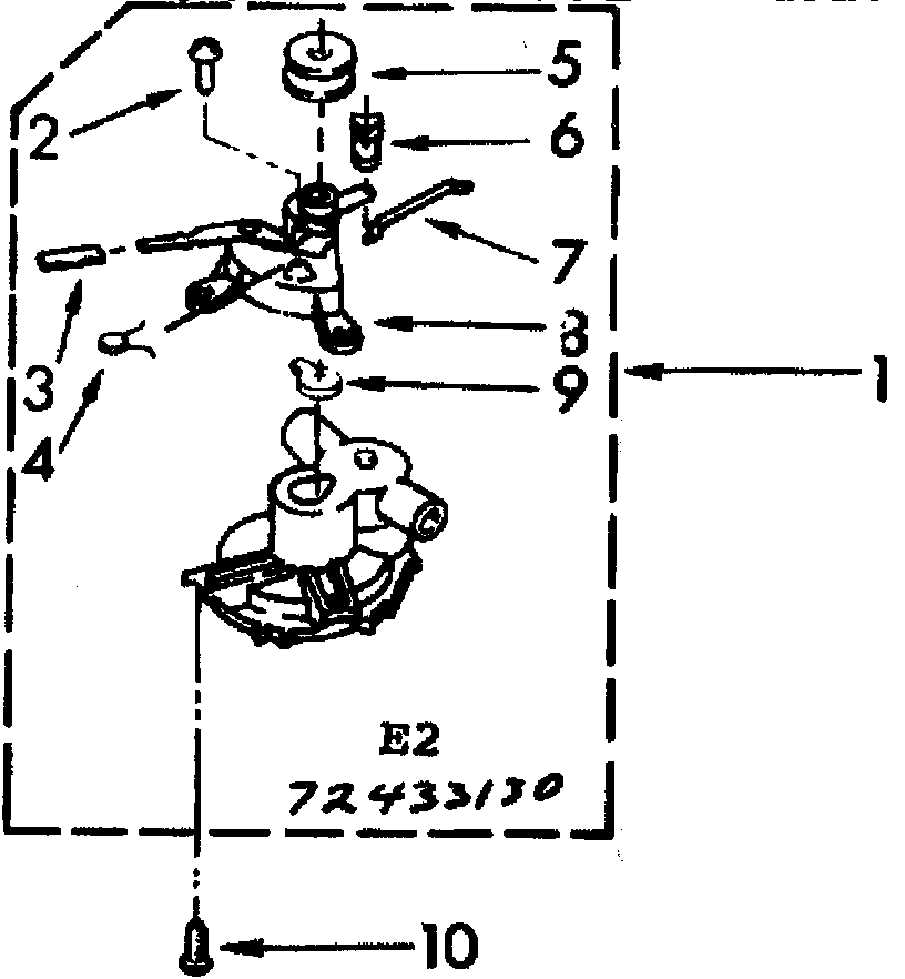 Kenmore 11072433130 pump parts diagram