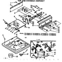 Kenmore 11072460210 top and console assembly diagram