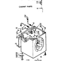Kenmore 11072470600 cabinet parts diagram