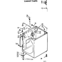 Kenmore 11072476100 cabinet parts diagram