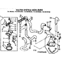 Kenmore 11072476100 water system non-suds diagram
