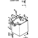Kenmore 11072480200 cabinet parts diagram