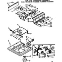 Kenmore 11072480200 top & console assm diagram