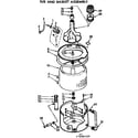 Kenmore 11072481820 tub and basket assembly diagram