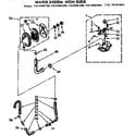 Kenmore 11072481820 water system non-suds diagram