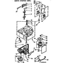 Kenmore 11072482200 drive system 60hz diagram