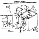 Kenmore 11072483810 cabinet parts diagram