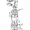 Kenmore 11072490400 tub and basket asm diagram
