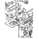 Kenmore 11072490400 top and console asm diagram