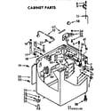 Kenmore 11072492100 cabinet parts diagram