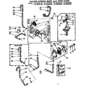 Kenmore 11073550100 water system suds and non-suds diagram