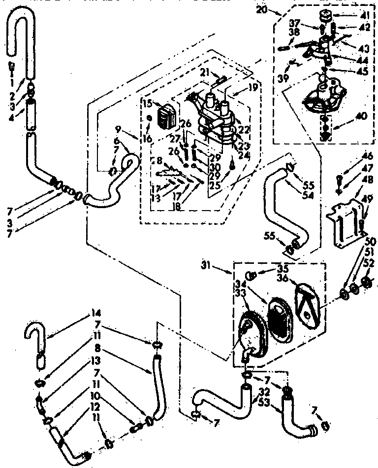 Kenmore 11072562410 water system diagram