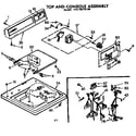 Kenmore 11072610100 top and console assembly diagram