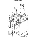 Kenmore 11073625100 cabinet parts diagram