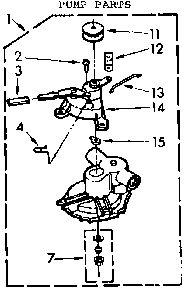 Kenmore 11072645110 pump parts diagram