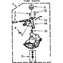 Kenmore 11072645110 pump parts diagram