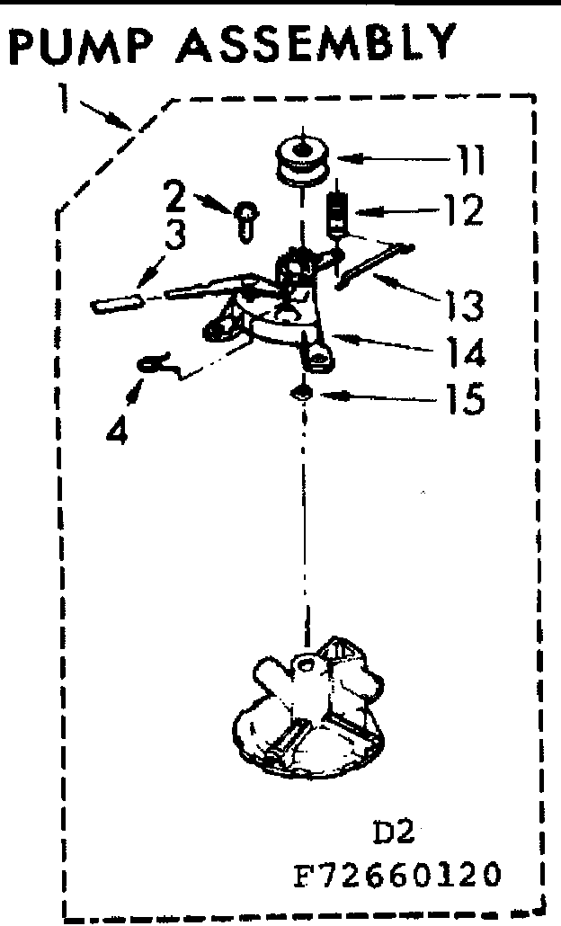 Kenmore 11072660420 pump assembly diagram