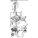 Kenmore 11072665200 drive system diagram