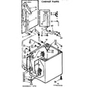 Kenmore 11073665230 cabinet parts diagram