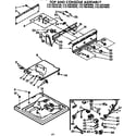 Kenmore 11072670600 top and console assembly diagram