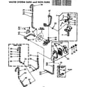Kenmore 11072670600 water system suds and non-suds diagram