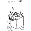 Kenmore 11073670110 cabinet parts diagram