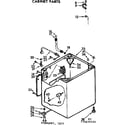 Kenmore 11073675120 cabinet parts diagram