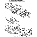 Kenmore 11073675120 top and console assembly diagram