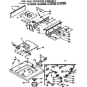 Kenmore 11072676600 top and console assembly diagram