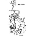 Kenmore 11072690100 drive system diagram