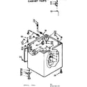 Kenmore 11073690410 cabinet parts diagram