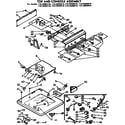 Kenmore 11073690410 top and console assembly diagram