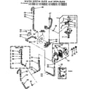 Kenmore 11073690410 water system suds and non-suds diagram
