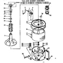 Kenmore 11073691110 tub and basket assembly diagram