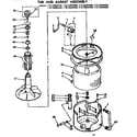 Kenmore 11072692420 tub and basket assembly diagram