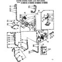 Kenmore 11072693230 water system suds and non-suds diagram