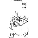 Kenmore 11073770600 cabinet parts diagram