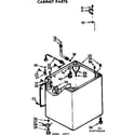 Kenmore 11073770110 cabinet parts diagram