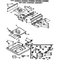Kenmore 11073775410 top and console assembly diagram