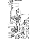 Kenmore 11073780600 drive system diagram