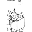 Kenmore 11073780110 cabinet parts diagram
