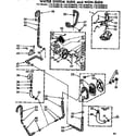 Kenmore 11073780110 water system suds and non-suds diagram