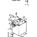 Kenmore 11072791200 cabinet parts diagram