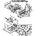Kenmore 11073793600 top and console assembly diagram
